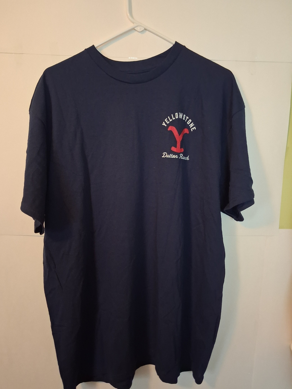 Men's Navy Yellowstone Dutton Ranch Logo Tee